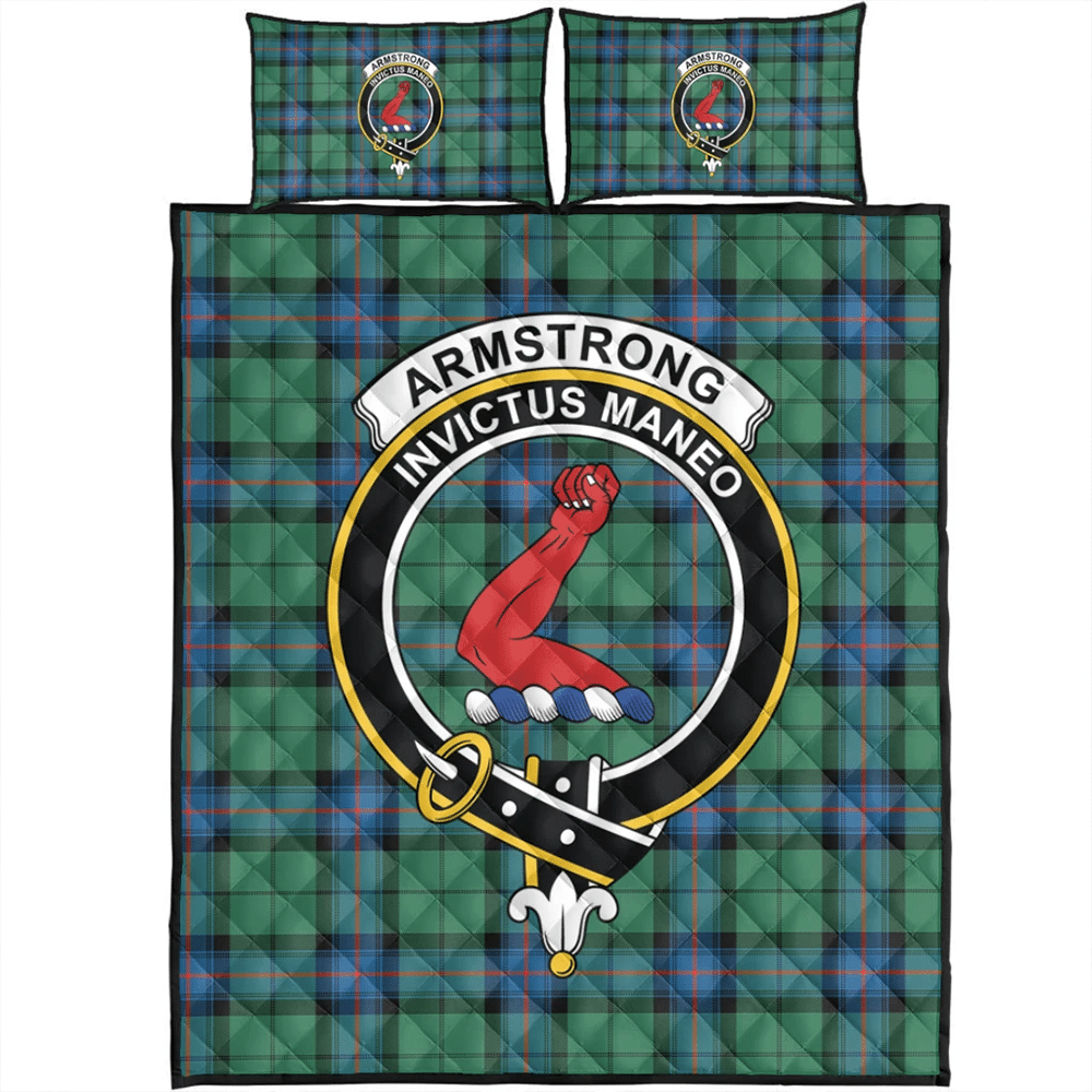 Armstrong Ancient Tartan Classic Crest Quilt Bed Set