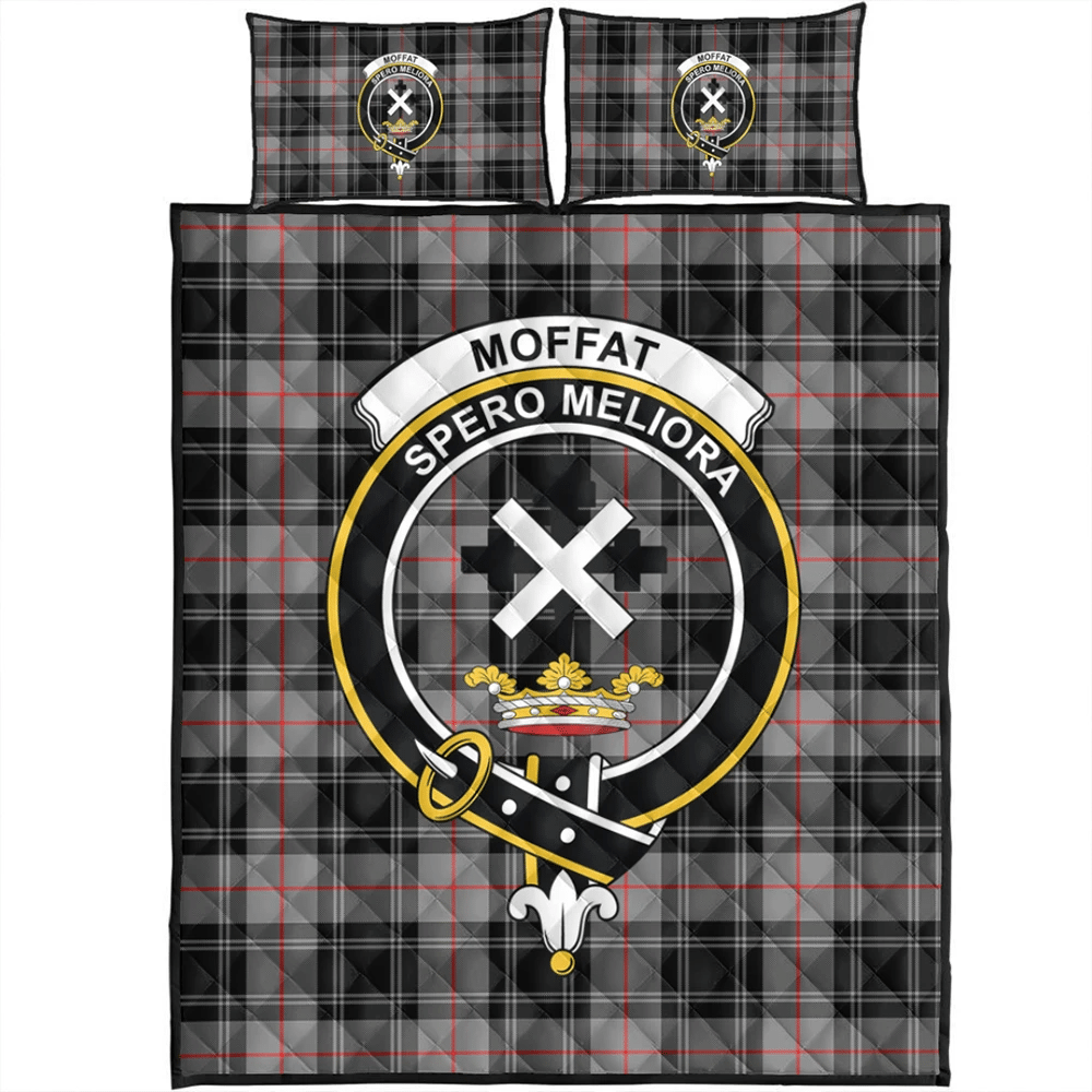 Moffat Modern Tartan Classic Crest Quilt Bed Set