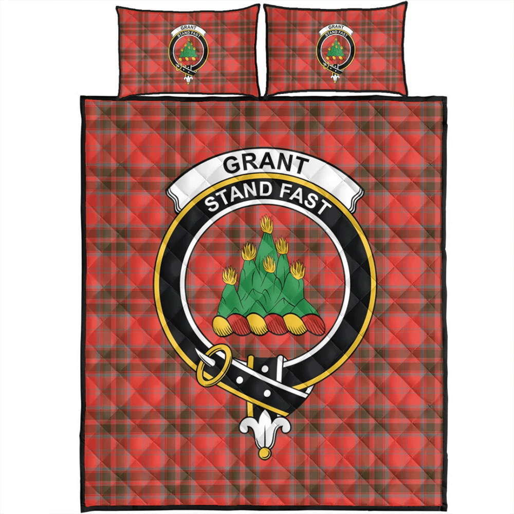 Grant Weathered Tartan Classic Crest Quilt Bed Set