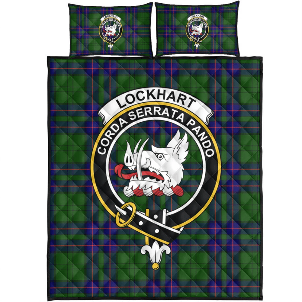 Lockhart Tartan Classic Crest Quilt Bed Set