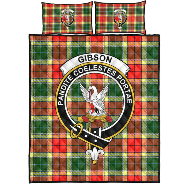 Gibbs Tartan Classic Crest Quilt Bed Set