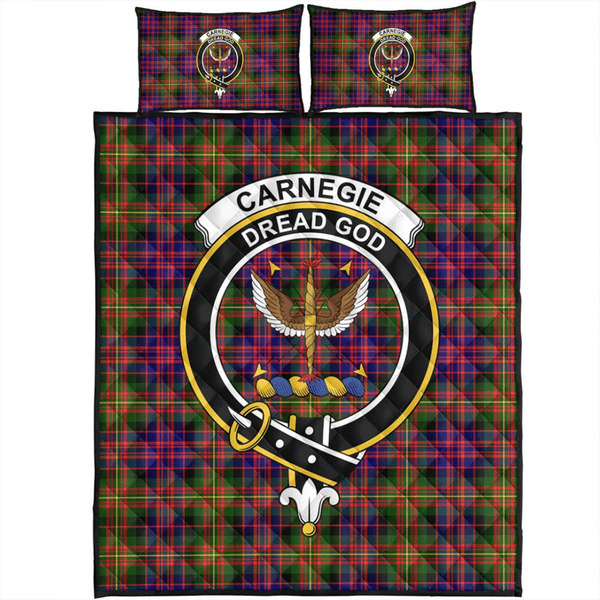 Carnegie Modern Tartan Classic Crest Quilt Bed Set