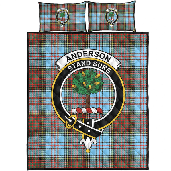 Anderson Ancient Tartan Classic Crest Quilt Bed Set