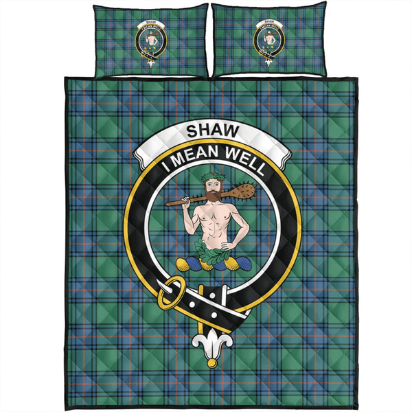 Shaw Ancient Tartan Classic Crest Quilt Bed Set