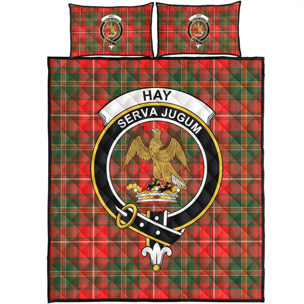 Hay Modern Tartan Classic Crest Quilt Bed Set