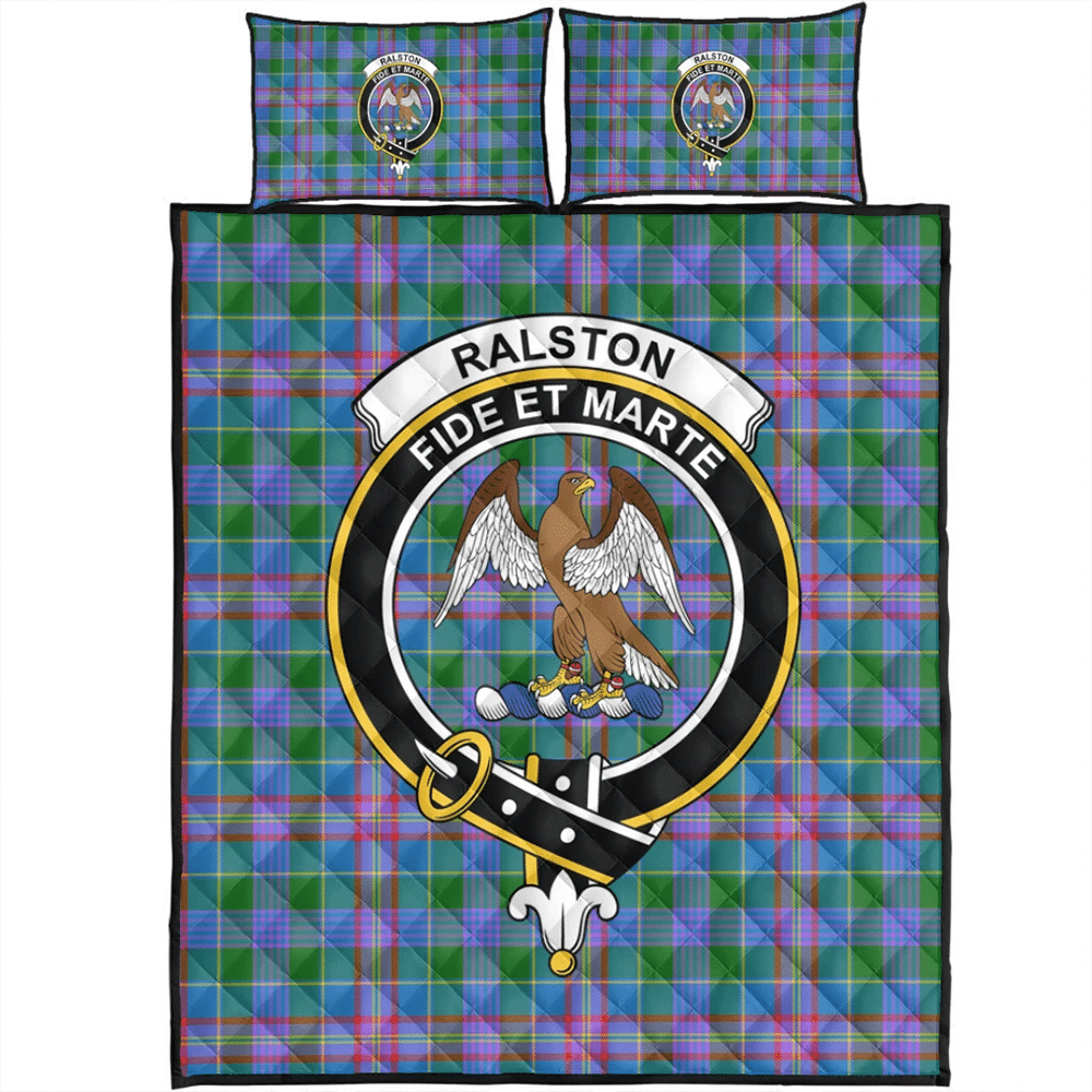 Ralston Tartan Classic Crest Quilt Bed Set