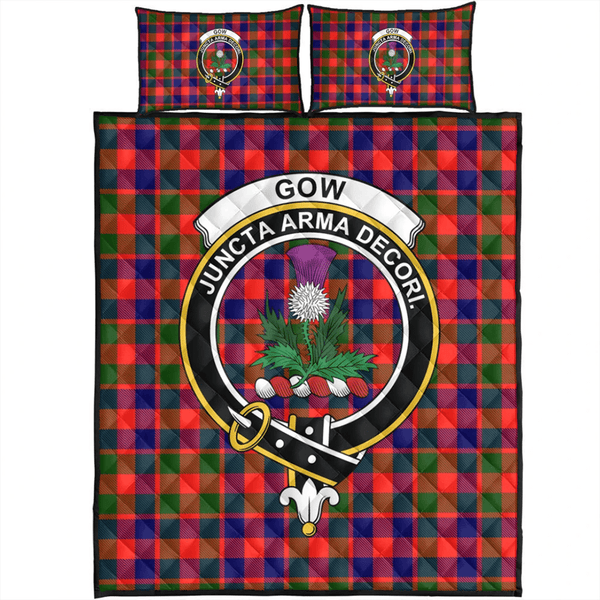 Gow Modern Tartan Classic Crest Quilt Bed Set