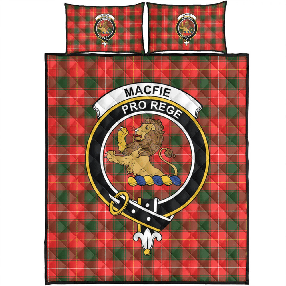 MacFie Tartan Classic Crest Quilt Bed Set