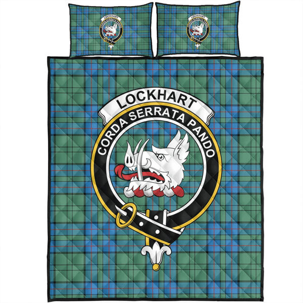 Lockhart Modern Tartan Classic Crest Quilt Bed Set