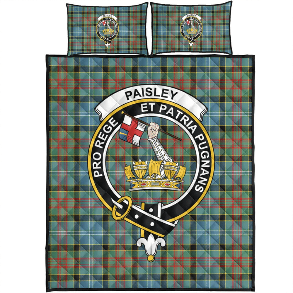 Paisley District Tartan Classic Crest Quilt Bed Set