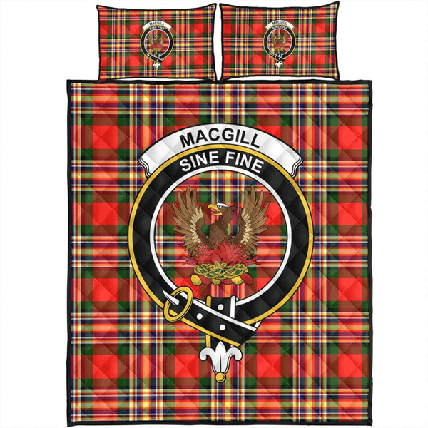 MacGill Modern Tartan Classic Crest Quilt Bed Set