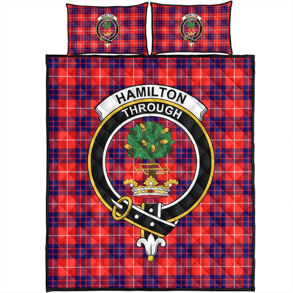 Hamilton Modern Tartan Classic Crest Quilt Bed Set