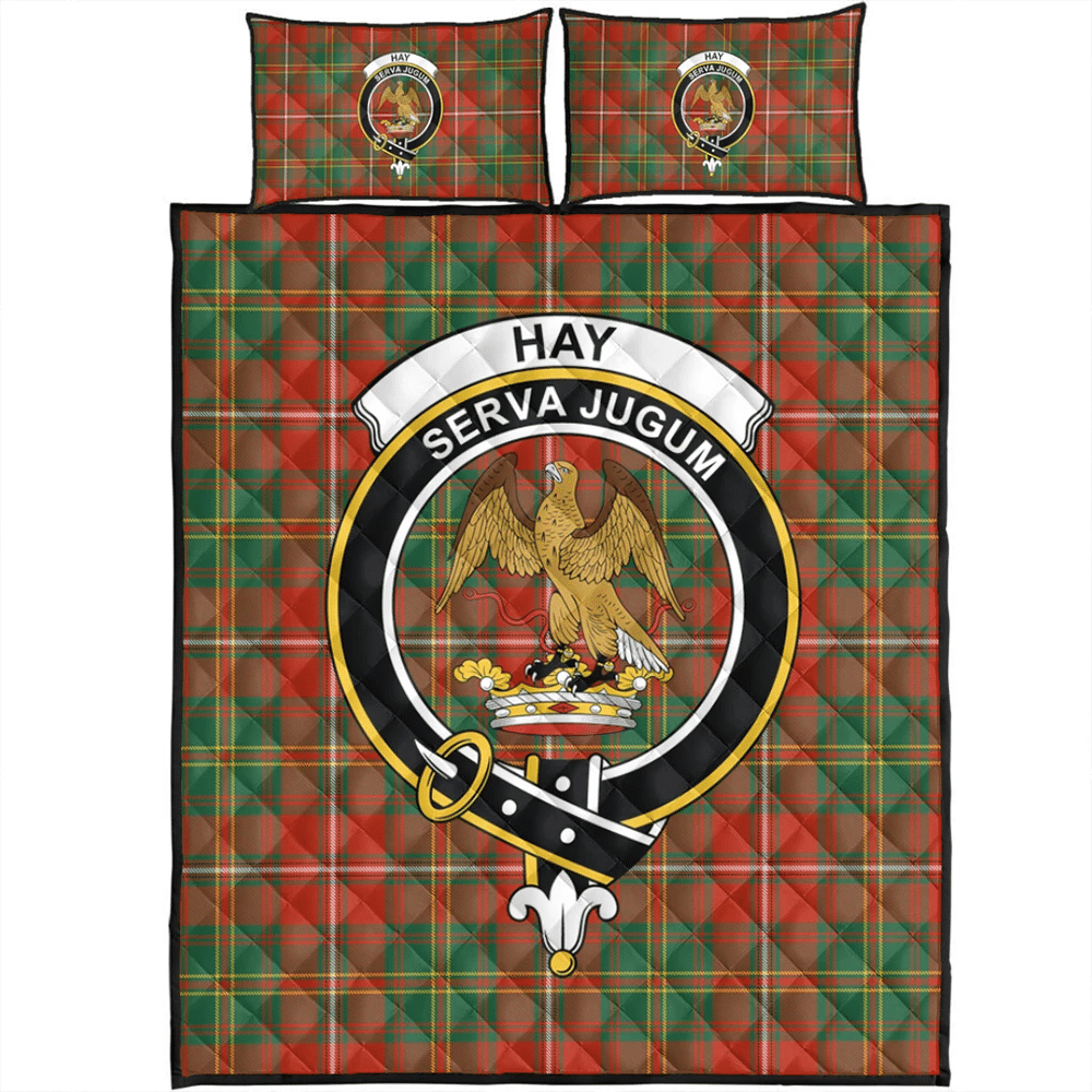 Hay Ancient Tartan Classic Crest Quilt Bed Set