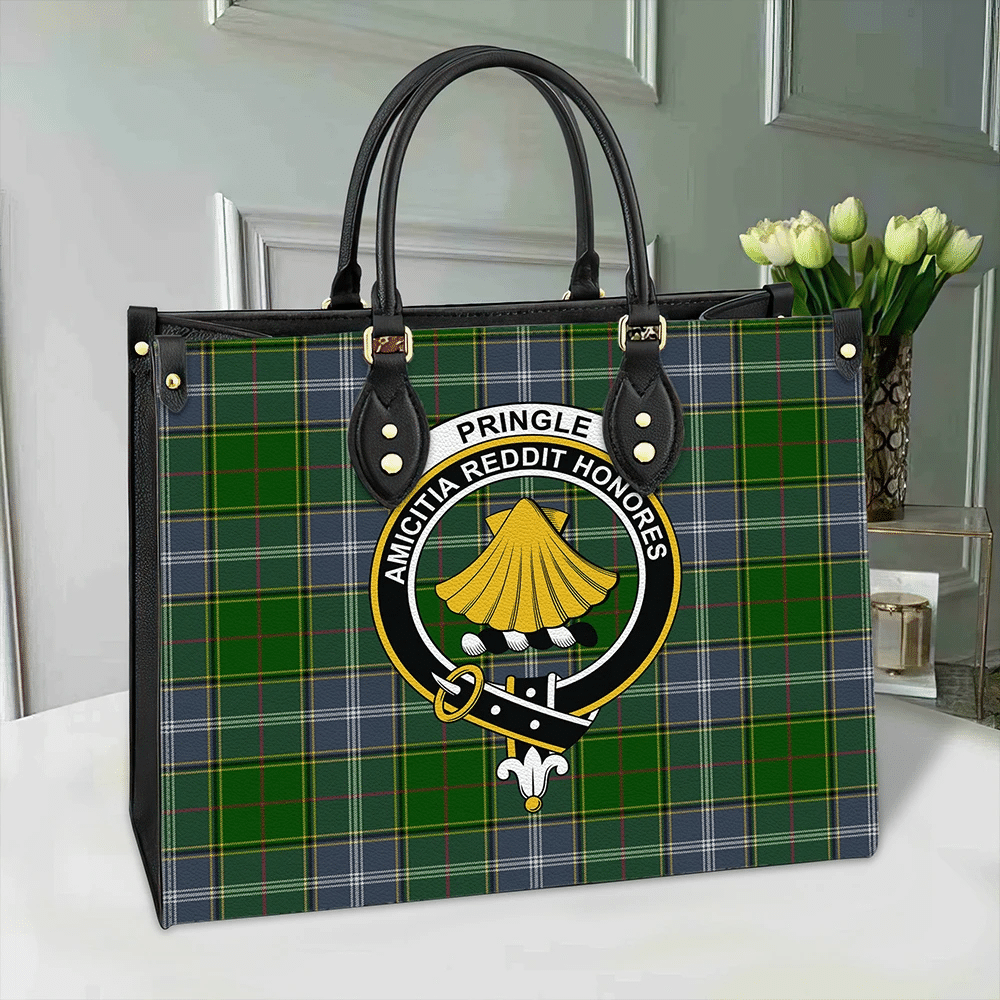 Pringle Tartan Classic Crest Leather Bag