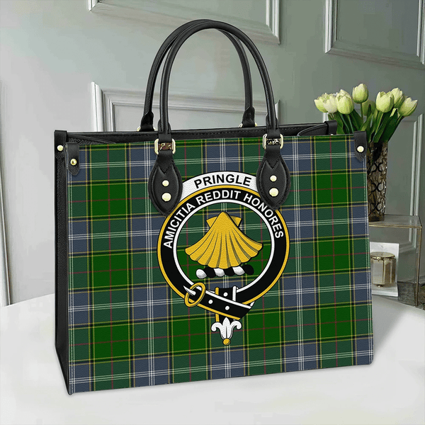 Pringle Tartan Classic Crest Leather Bag