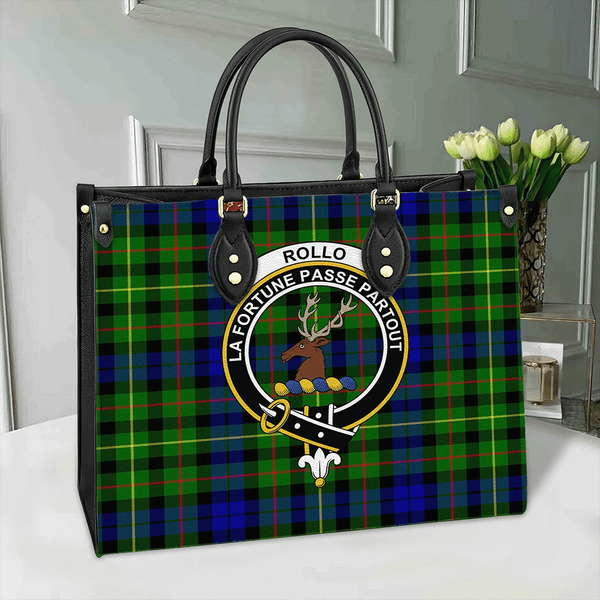 Rollo Modern Tartan Classic Crest Leather Bag