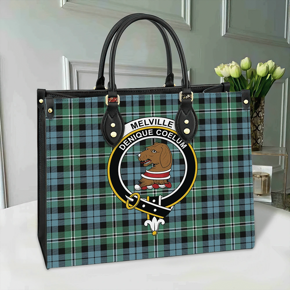 Melville Tartan Classic Crest Leather Bag