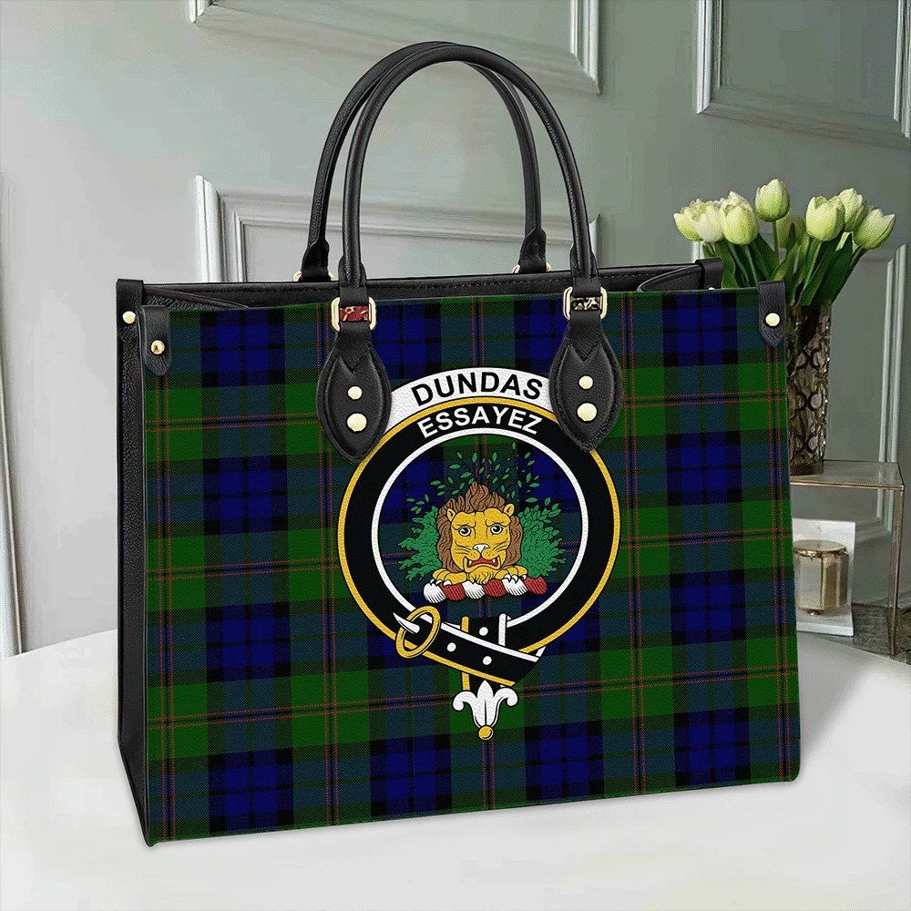 Dundas Modern 02 Tartan Classic Crest Leather Bag