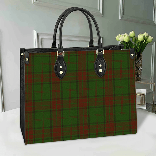 Maxwell Hunting Tartan Classic Leather Bag