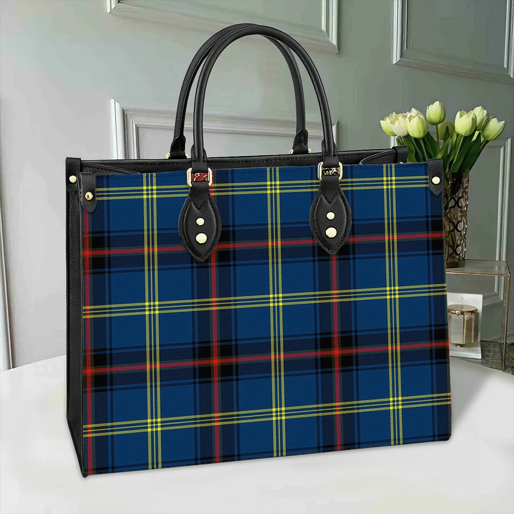 Grewar Tartan Classic Leather Bag