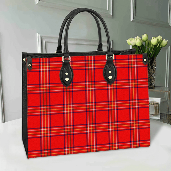 Burnett Modern Tartan Classic Leather Bag