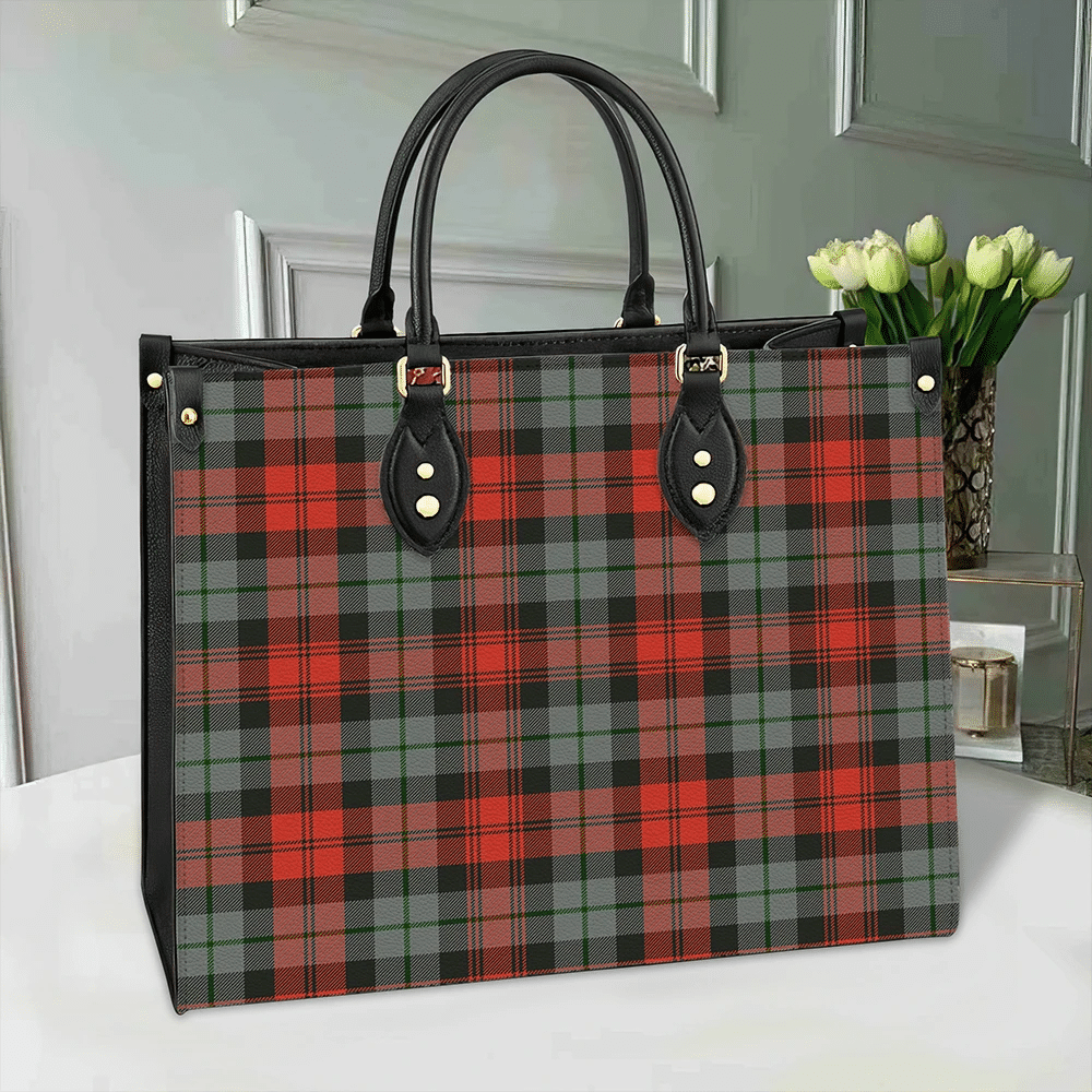 MacLachlan Weathered Tartan Classic Leather Bag