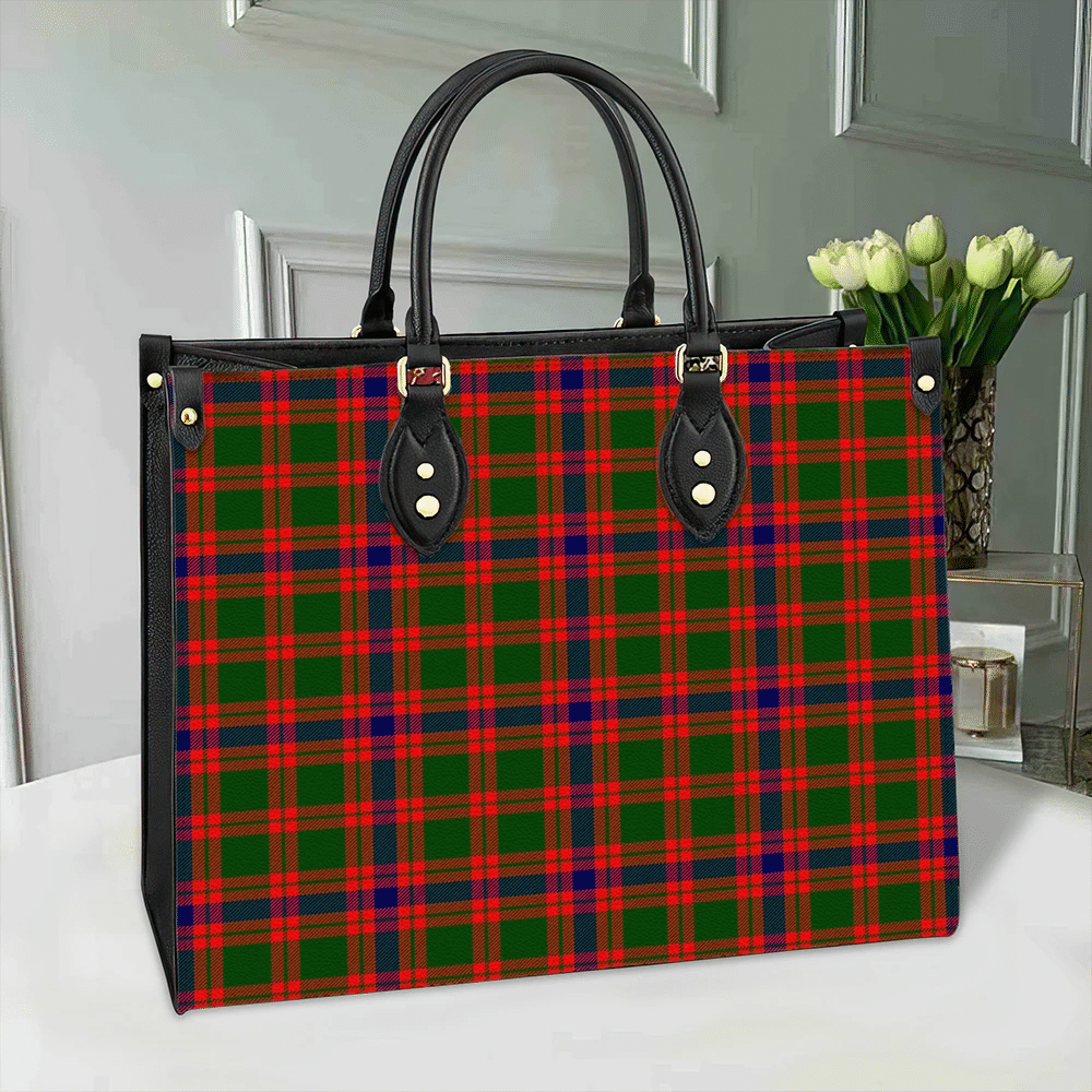 Skene Modern Tartan Classic Leather Bag