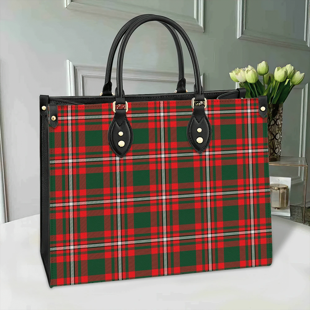 Princess Margaret Tartan Classic Leather Bag