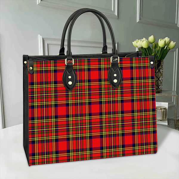 Hepburn Tartan Classic Leather Bag