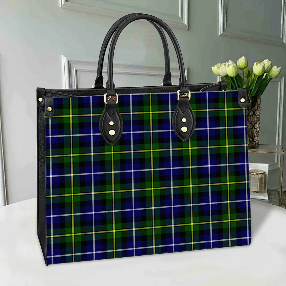 MacNeill of Barra Modern Tartan Classic Leather Bag