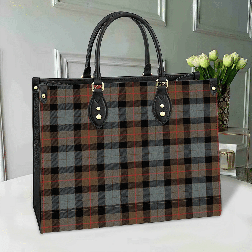 Gunn Weathered Tartan Classic Leather Bag