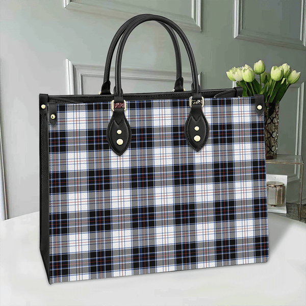 MacRae Dress Modern Tartan Classic Leather Bag