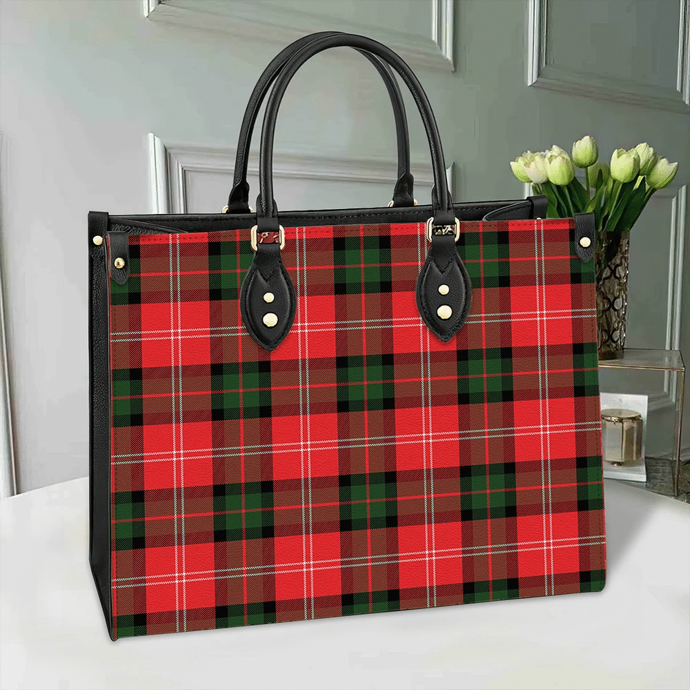 Nesbitt Modern Tartan Classic Leather Bag