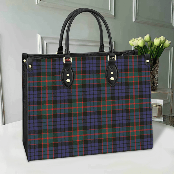 Fletcher of Dunans Tartan Classic Leather Bag