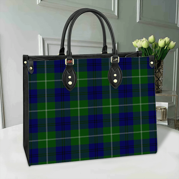 Oliphant Modern Tartan Classic Leather Bag