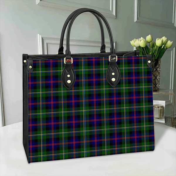 Malcolm Modern Tartan Classic Leather Bag