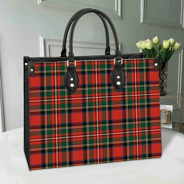 Stewart Royal Modern Tartan Classic Leather Bag