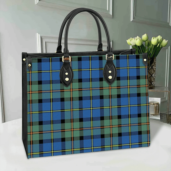 MacLeod of Harris Ancient Tartan Classic Leather Bag