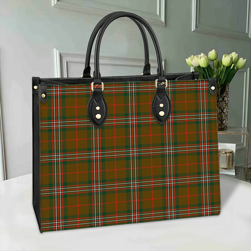 Scott Brown Modern Tartan Classic Leather Bag