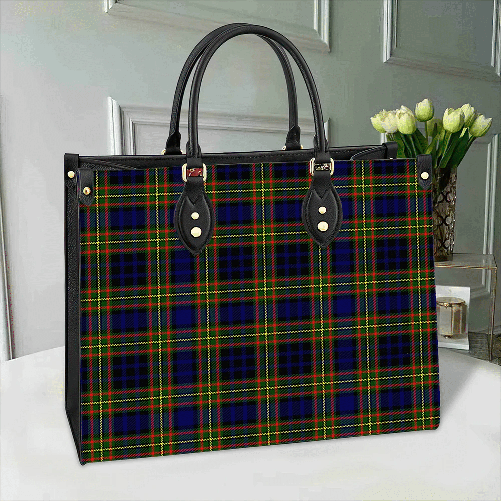 Clelland Modern Tartan Classic Leather Bag