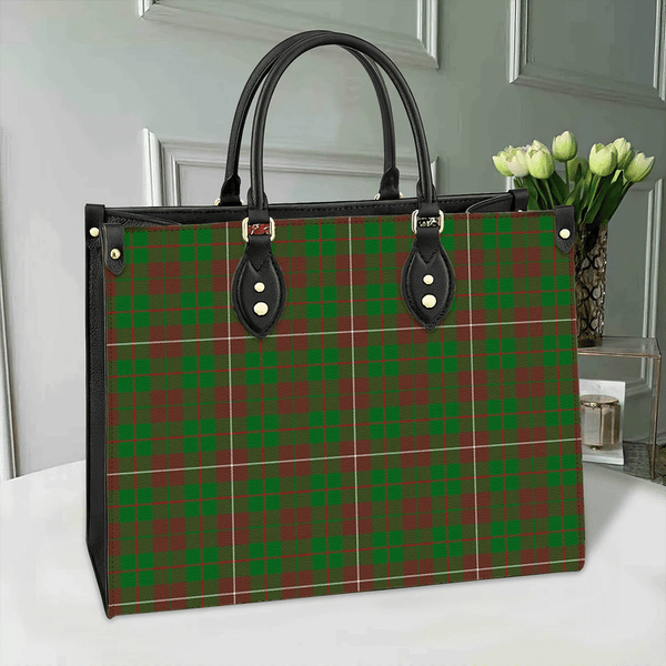 MacKinnon Hunting Modern Tartan Classic Leather Bag