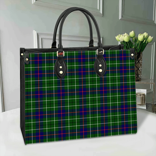 Duncan Modern Tartan Classic Leather Bag