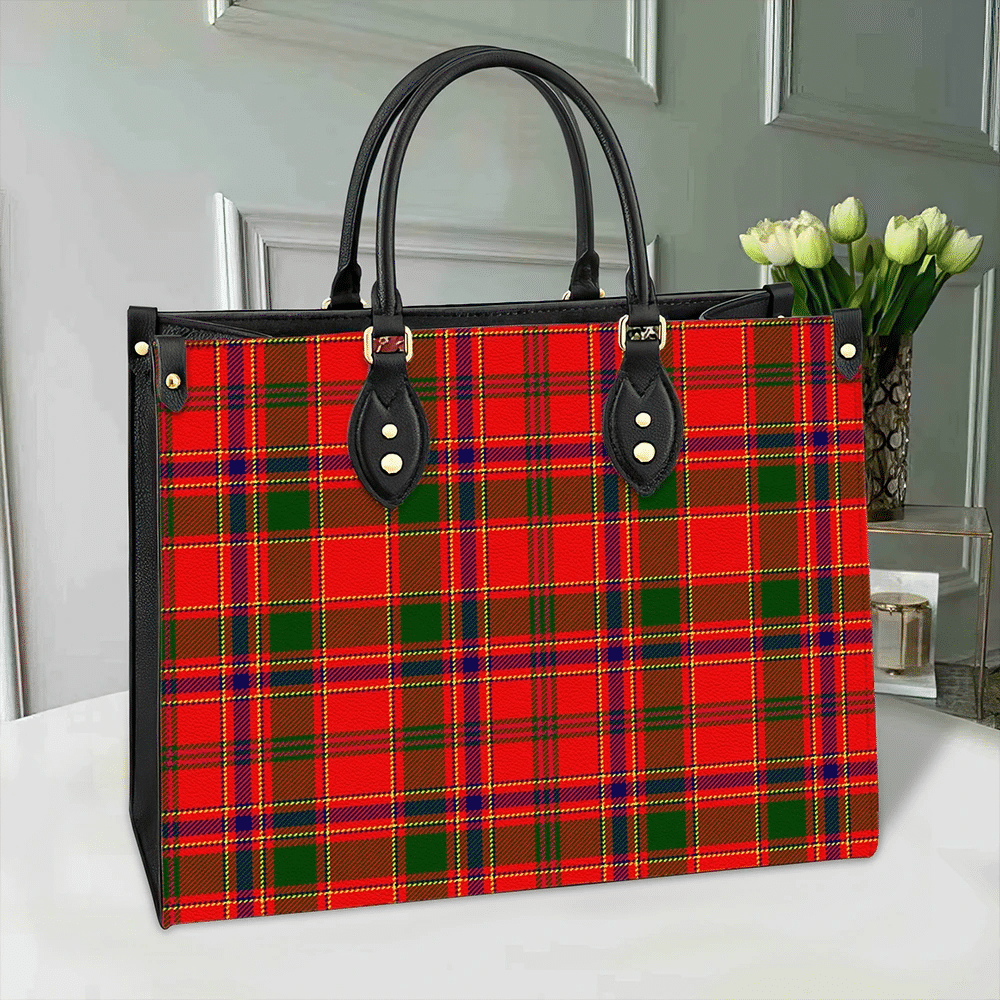 Munro Modern Tartan Classic Leather Bag