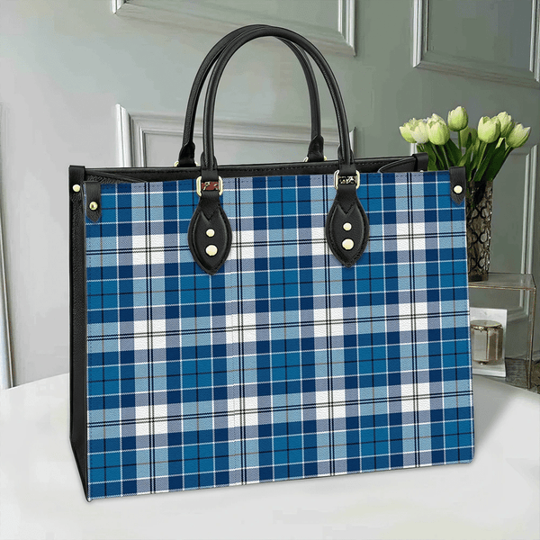 Strathclyde District Tartan Classic Leather Bag