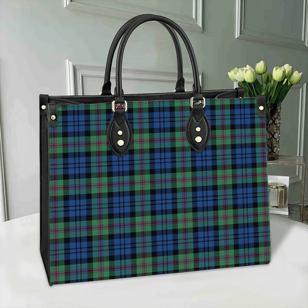 Baird Ancient Tartan Classic Leather Bag