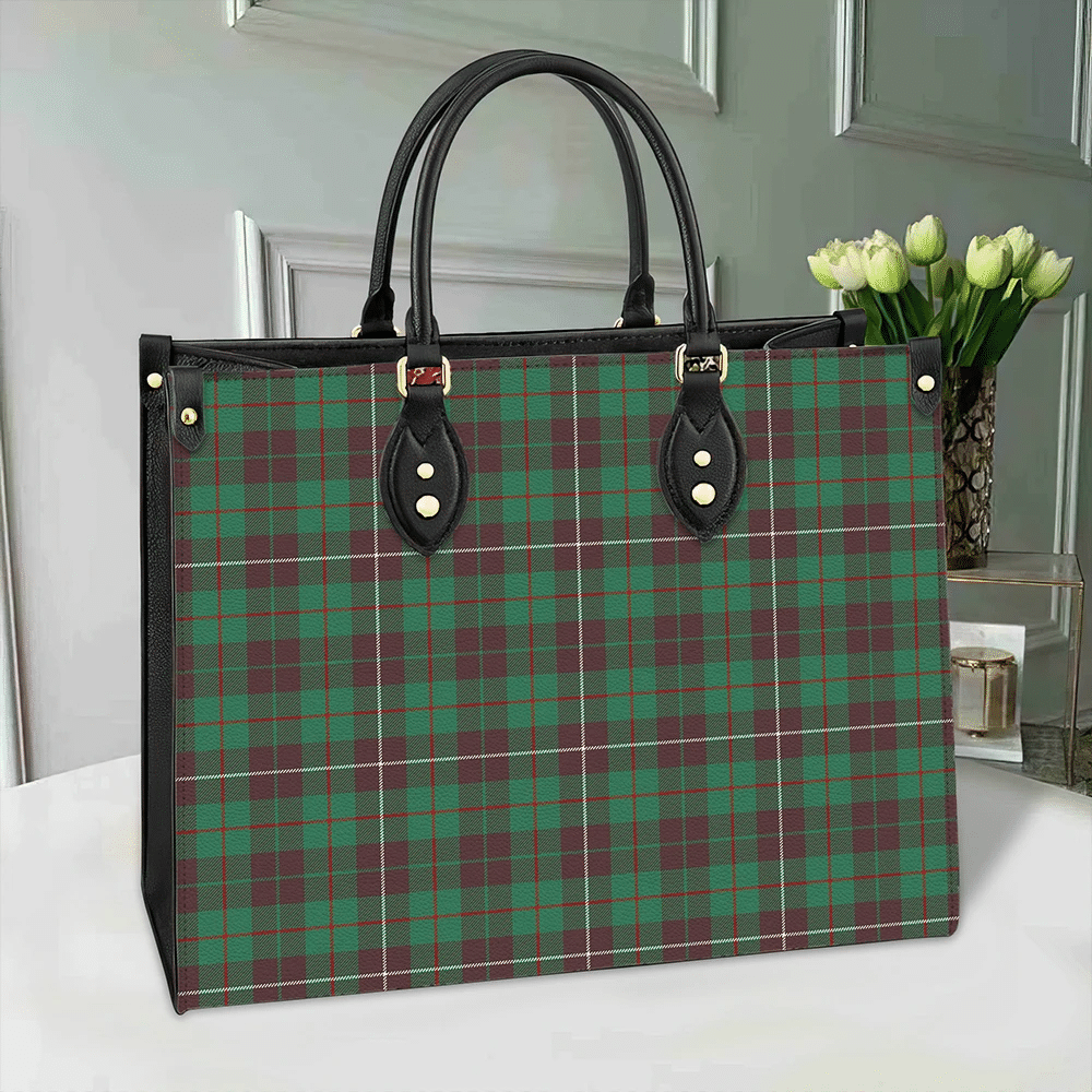 MacKinnon Hunting Ancient Tartan Classic Leather Bag