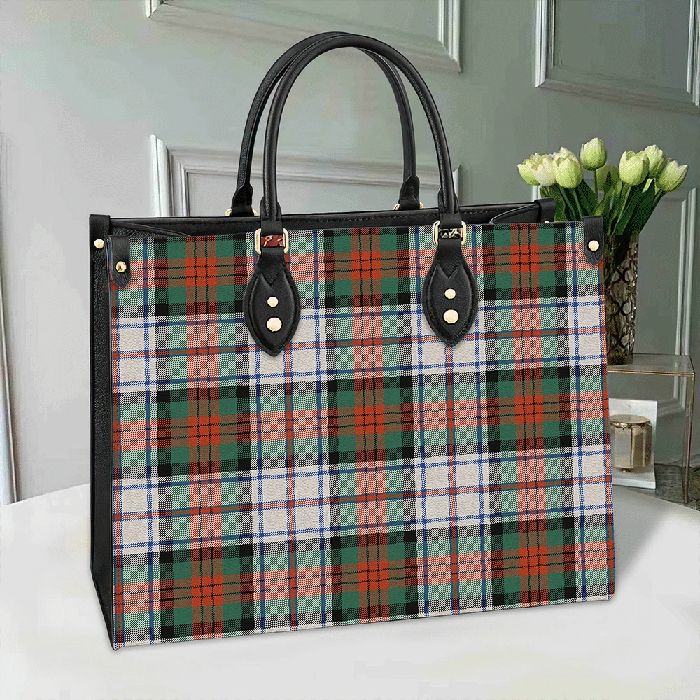 MacDuff Dress Ancient Tartan Classic Leather Bag