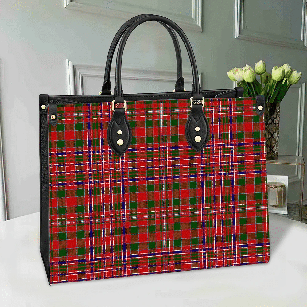 MacAlister Modern Tartan Classic Leather Bag