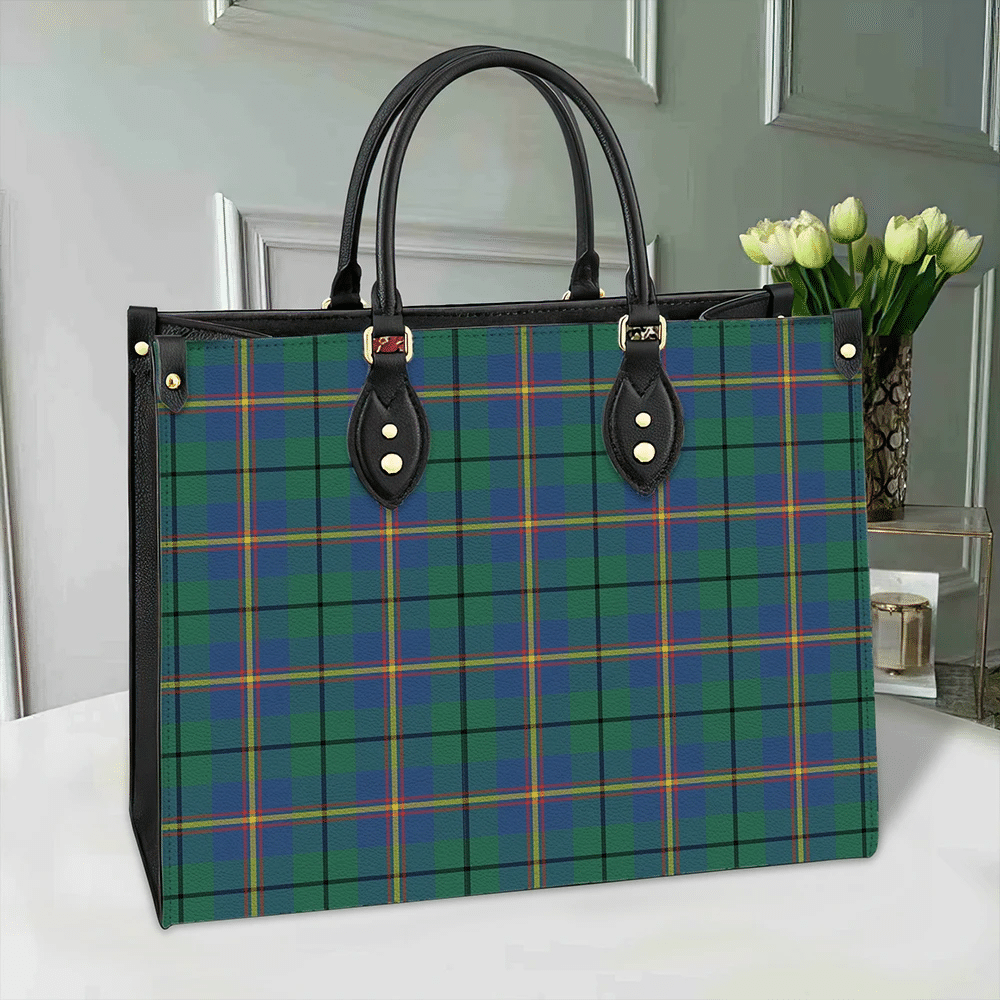 Carmichael Ancient Tartan Classic Leather Bag