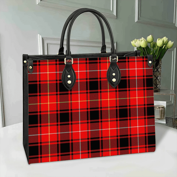 MacIver Modern Tartan Classic Leather Bag